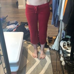 Women’s juicy couture terry cloth Capri pants